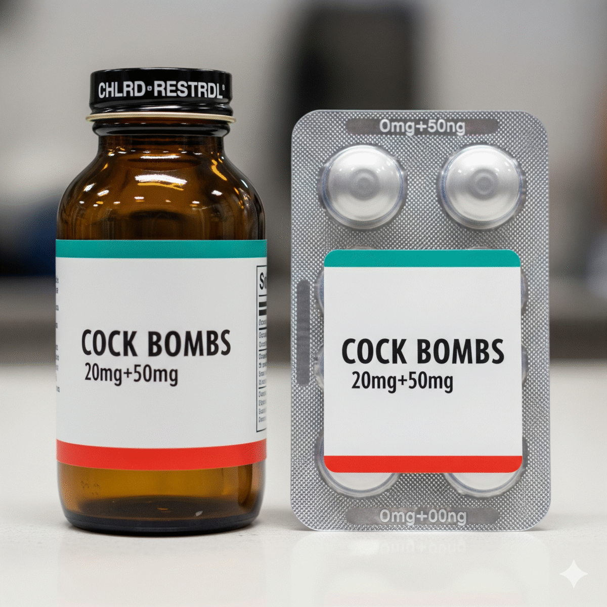 Cock Bombs 20mg+50mg