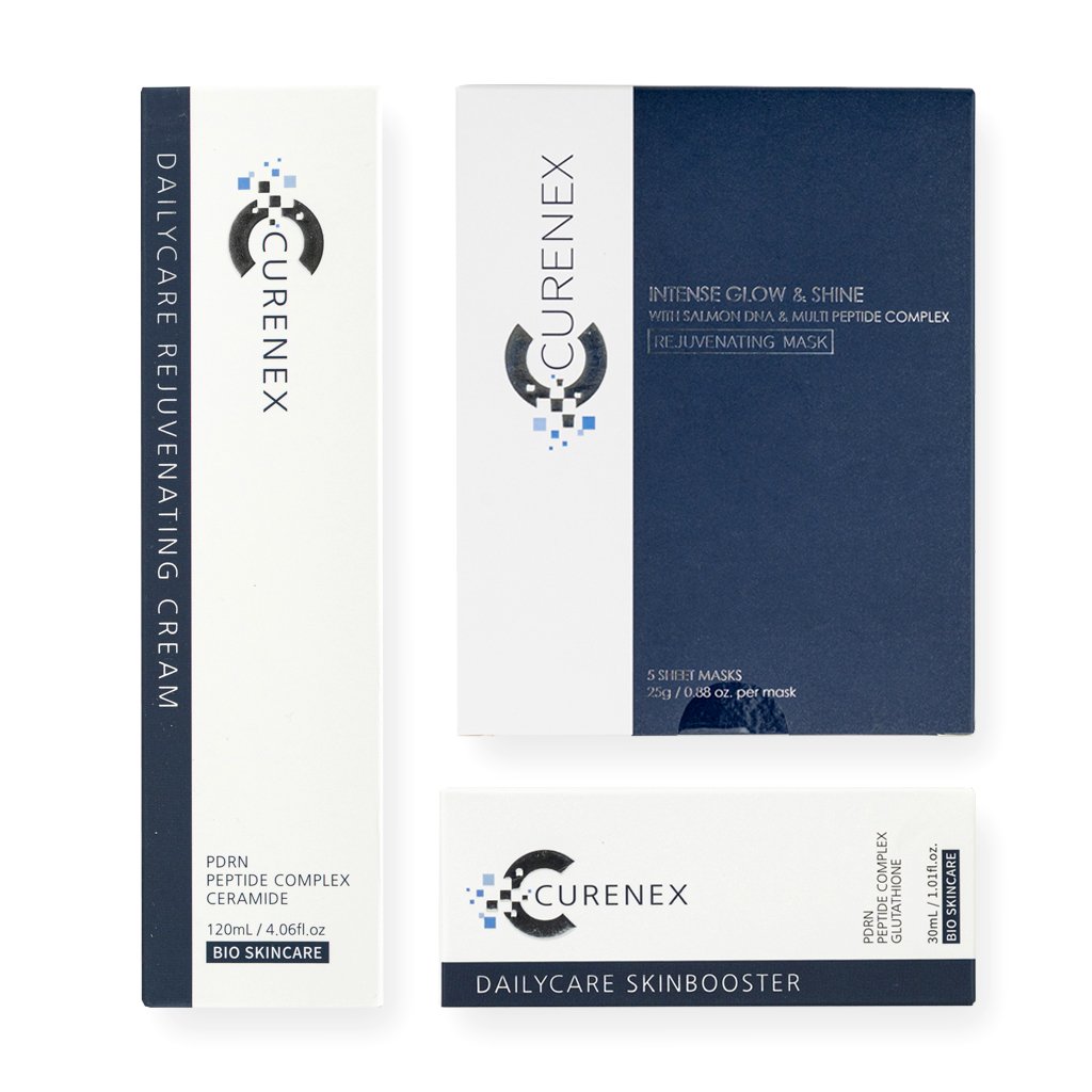 CURENEX MASK PACK – Salmon DNA & Multipeptide Complex Sheet Mask