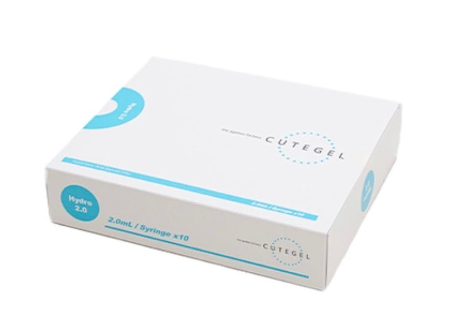 Buy CUTEGEL HYDRO 2.0 skin booster online. Professional hyaluronic acid injectable for deep hydration, skin rejuvenation, and anti-aging aesthetic treatments.