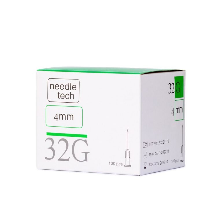 MESO NEEDLES 32G 4MM 100 PCS
